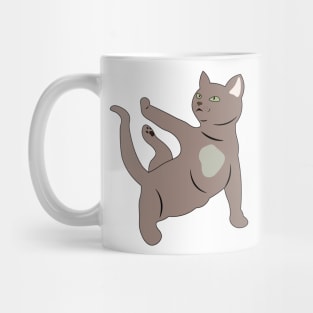 Cat Kitten Yoga Funny Mug